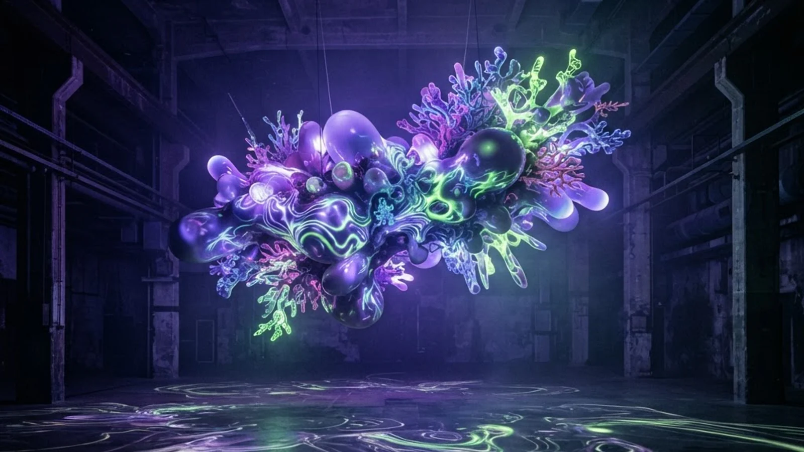 Graphic Design Meets Biomorphic Sculpture: Inside Rave Visual Culture